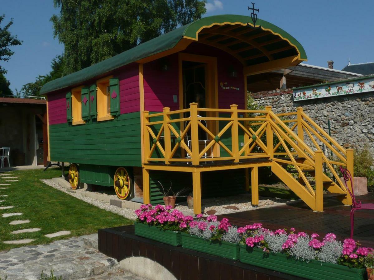 Bed and Breakfast Roulotte La Dominique Romery  Экстерьер фото