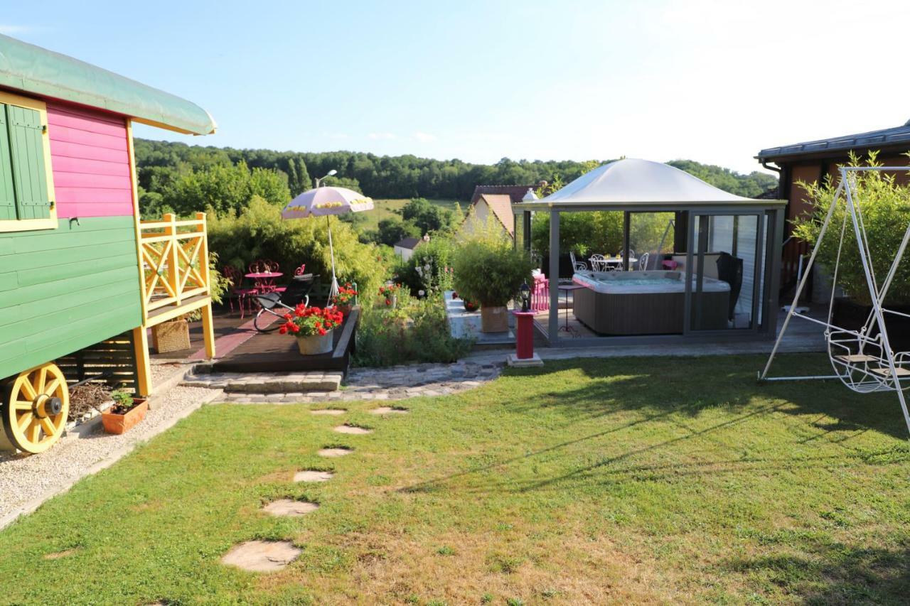 Bed and Breakfast Roulotte La Dominique Romery  Экстерьер фото